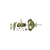 The Right Stuff 67-69 Camaro 11" Booster, Front Power Disc Brake Conversion Kit - (AFXDC02C-P)