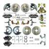 The Right Stuff 67-69 GM F-Body Non-Staggered 4 Wheel Power 2 Drop Disc Brake Conversion Kit - AFXDC22D-P