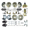 The Right Stuff 62-67 Chevy II, Power 9 Booster, 4-Wheel Disc Brake Conversion Kit - AFXDC23C-P