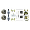 The Right Stuff 1958 Impala, 9 Booster, 2 Drop, Power Front Disc Brake Conversion Kit - FSC58DCD-P