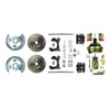 The Right Stuff 1959-64 Chevrolet Impala, 9 Booster, Power Front Disc Brake Conversion Kit - FSC59DCC-P