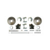 The Right Stuff 1965-72 Mopar B/E-Body, 8" Booster, 4-Wheel Power Disc Brake Conversion Kit - (MDC42DC-P)
