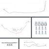 The Right Stuff 65 Full Size Chevy Power 4 Wheel Disc Conversion Complete Brake Line Kit, 24 Pcs. - (BOP65H4)
