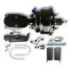 The Right Stuff 55-58 Chevy Bel Air/Impala w/ Disc/Disc, Black Booster Master Cylinder Combo Kit - B82315672