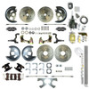 The Right Stuff 1967-1969 Firebird Non-Staggered Hydro Boost 4-Wheel Disc Brake Conversion Kit - AFXHB22C-PF