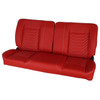  PUI Interiors  60" Sport Mod I Bench Seat Red Vinyl Wide Red Insert White Thread w/o Cupholder - (RM-BA22X6X) 