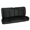  PUI Interiors  60" Sport Mod II Bench Seat Blk Vinyl Narrow Blk Insert Blk Thread w/Cupholder - (RM-BB11X1C) 