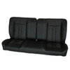  PUI Interiors  60" Sport Mod II Bench Seat Blk Vinyl Thin Blk Insert Wht Thread w/o Cupholder - (RM-BB11X6X) 