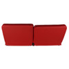  PUI Interiors  60" Sport Mod II Bench Seat Red Vinyl Narrow Red Insert Red Thread w/Cupholder - (RM-BB22X2C) 