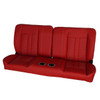  PUI Interiors  60" Sport Mod II Bench Seat Red Vinyl Thin Red Insert White Thread w/Cupholder - (RM-BB22X6C) 