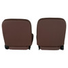  PUI Interiors Low Back Bucket Sport Mod I Seats Brn Vinyl Wide Camel/Beige Insert Brn Thread - (RM-UA35X3) 