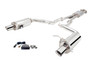  XForce 15-17 Mustang Twin 2-1/2" Stainless Catback Exhaust w/3" Round Varex Mufflers - (XFE-ES-FM17-VMK-CBS) 