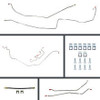  The Right Stuff 1968 Pontiac Firebird 4 Wheel Disc Brake Conversion Complete Brake Line Kit, 26pc - (POP68H4) 