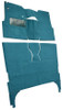  ACC Carpet 1957 Chevy Bel Air Floor Carpet, 4DR Sedan w/Bucket Seat, Loop Material - (ACC-14076) 