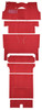  ACC Carpet 1956 Chevy One-Fifty Series Complete Carpet, 2DR Wagon w/Bucket Seat, Loop - (ACC-24666) 