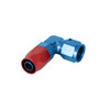 Earls Performance Earl's 90 Degree Swivel-Seal® Hose End -10 AN - Red/Blue - Clamshell Package - (809010ERLP)