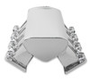 Holley EFI Sniper EFI Low-Profile Sheet Metal Intake Manifold GM LS1/LS2/LS6 92mm Silver - (EFI-820101-1)