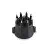 MSD MSD Distributor Cap - V8 - HEI Terminals - Black - Spark Plug Wire Retainer - (MSD-84333)