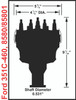  MSD Ford V8 351C-460 Billet Distributor - (MSD-8580) 