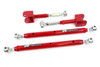  UMI Performance 1964-1967 GM A-Body Double Adjustable Upper & Lower Rear Control Arms, Red - (UMI-402719-R) 