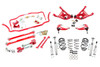 UMI Performance 1967 GM A-Body Handling Kit- Stage 5, 2" Lowering Spring, 550lb Spring, Red - (UMI-ABF410-67-2-R) 