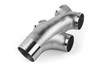 APR APR Cast Stainless Steel Double Y Splitter - 76mm (3") to Quad 63.5mm (2.5") - (APR-EXH0146)