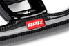APR MK7 Golf R Silver APR Steering Wheel Carbon Fiber Perforated Leather for Paddles - (APR-MS100202)
