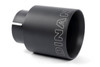  Dinan Dinan Double-Walled 4" Clamp-On Exhaust Tip, 3" Inlet, Black Ceramic - (DIN-D663-0638-BOX) 