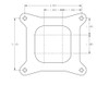  Holley Holley Classic HP Carburetor 750 CFM 4150 Mechanical Secondaries Zinc Gasoline - (HOL-0-80528-2) 