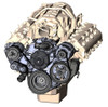 Holley Premium Black Mid-Mount Complete Accessory Gen III Hemi VVT 09+ 5.7/11+ 6.4L - (HOL-20-293BK) 