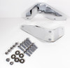 Auto Metal Direct Front Bumper Bracket Set - Chrome - 53-56 F100 F250 - (AMD-105-4553-CS)