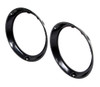  Auto Metal Direct Headlight Bezels - Primer - LH/RH Pair - 66-70 Bronco - (AMD-145-4666-P) 