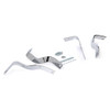  Auto Metal Direct Rear Bumper Bracket Set Chrome 48-52 F1 F2 Flareside 53-72 F100 F250 Flareside - (AMD-970-4553-CS) 