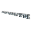 Trim Parts 1966-71 Plymouth A, B and C Body Hood/Trunk 8 Piece "Plymouth" Emblem Letter Set - (MP3177) 