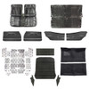 PUI Interiors 1972 Chevrolet Chevelle Interior Kit, Bench Seats, Standard, Coupe, Black - (72CHVBLKINTBNCH-K)