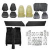 PUI Interiors 1976 Chevrolet Camaro Interior Kit, Standard, 4 Speed, Coupe, Black - (76CAMBLKINT-K)