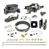  The Right Stuff 1955-58 Full Size Chevy Black Hydro Boost & Master Cylinder Combination Kit with Stainless Hoses Disc/Drum - (BHB555171) 