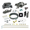  The Right Stuff 1955-58 Full Size Chevy Black Hydro Boost & Master Cylinder Combination Kit with Stainless Hoses Disc/Disc - (BHB555672) 