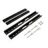Detroit Speed Universal Seat Slider Mount Kit w/Push Button Pins, 6061 Aluminum - (010111DS)