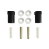 Detroit Speed Front Leaf Spring Bushing Kit, Black - (041224DS)