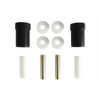 Detroit Speed Front Leaf Spring Bushing Kit, Black - (041224DS) 