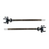 Detroit Speed 64.5-66 Mustang, Ford 9" Axle Shafts, Torino Flange, GM 5 x 4.75 Bolt, Pair - (070985DS)