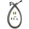 Detroit Speed 82-98 Late GM w/Metric O-Ring Steering Gear Ports, Power Steering Hose Kit - (091201DS)