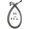 Detroit Speed 79-04 Ford Fox Body & Detroit Speed Subframe, Power Steering Hose Kit - (091302DS)