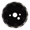 Detroit Speed Billet Aluminum Steering Wheel Adapter w/Black Finish, 2.5" Tall Hub - (092566DS)