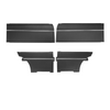 First Place Auto Parts 1965 Chevrolet Chevy II/Nova Door Panel Kit, Bucket Seats, Standard, Coupe, Black - (65NOVBLKDPINT-K)