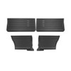  First Place Auto Parts 1967 Chevrolet Chevelle Door Panel Kit, Bucket Seats, Standard, Coupe, Black - (67CHVBLKDPINT-K) 