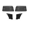  First Place Auto Parts 1968 Chevrolet Camaro Door Panel Kit, Bucket Seats, Standard, Coupe, Black - (68CAMBLKDPINT-K) 
