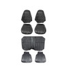 First Place Auto Parts 1971 Chevrolet Camaro Upholstery Kit, Bucket Seats, Standard, Coupe, Black - (71CAMBLKUPINT-K)