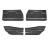  First Place Auto Parts 1972 Chevrolet Chevelle Door Panel Kit, Bucket Seats, Standard, Coupe, Black - (72CHVBLKDPINT-K) 